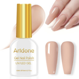Artdone Gel Nail Polish Hema-free Solid Color Nude Color For All Seasons Neutral Soak Off LED Lamp Needed For Manicure Nail Art