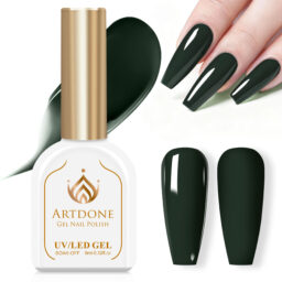 Artdone Gel Nail Polish Emerald Green HEMA-FREE 1Pcs Gel Polish Soak Off LED Lamp Needed For Manicure Salon DIY Nail Art