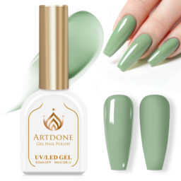 Artdone Gel Nail Polish Mint Green HEMA-FREE 1Pcs Gel Polish Soak Off LED Lamp Needed For Manicure Salon DIY Nail Art