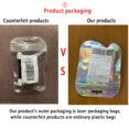 ①Product packaging