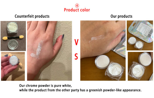 ④ Product color